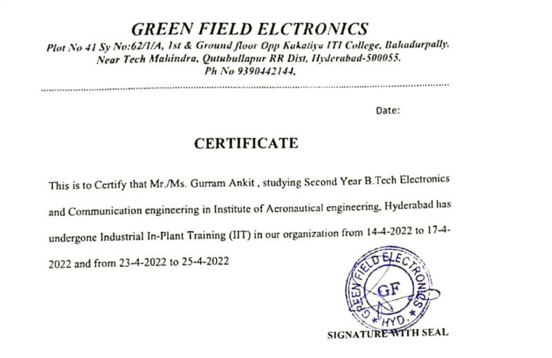 Lowergrade Typewriter Certificate